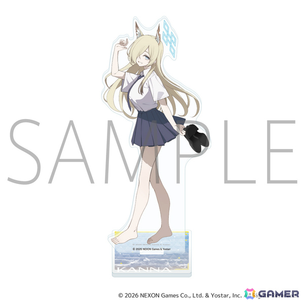 「ブルアカ」夏制服を着たカンナ、コノカ、キリノ、フブキの描きおろしグッズが登場！ポップアップストアが9月17日よりコトブキヤ秋葉原館で開催の画像9