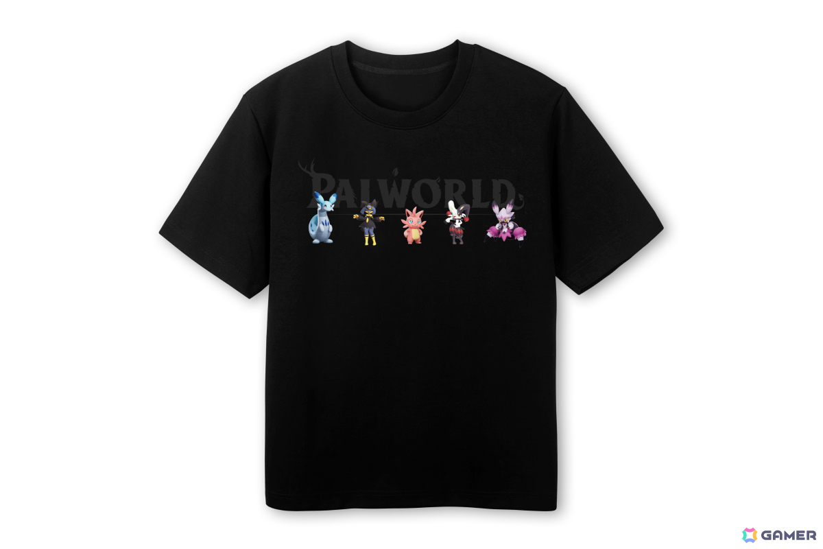「限定Tシャツ」には「パルワールド:1.0」で新登場したパルたちも登場。