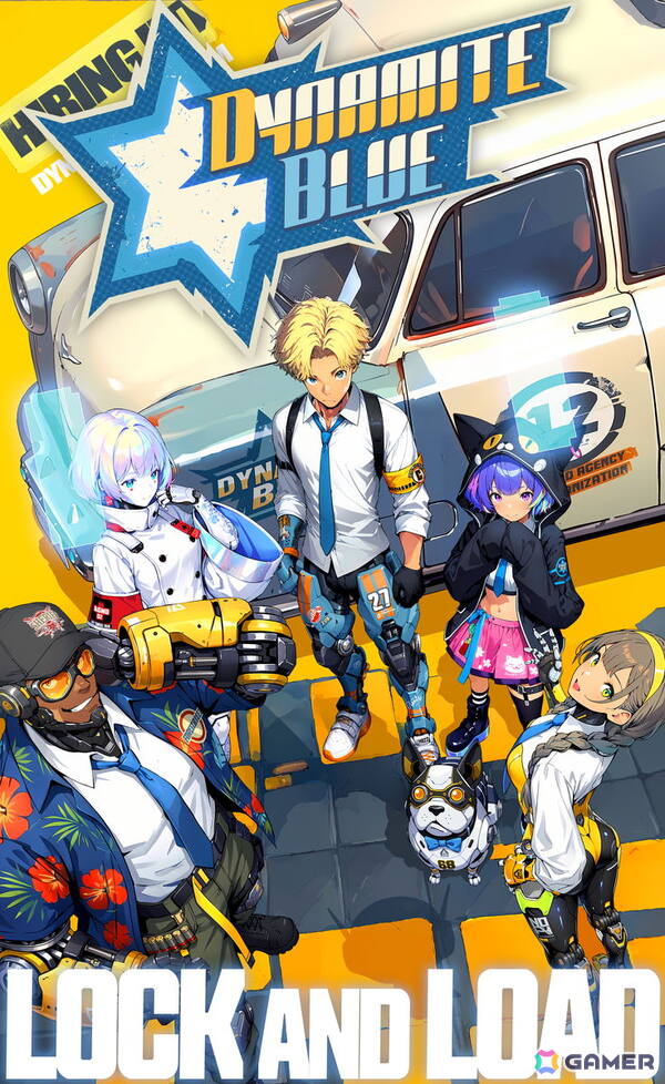 「Dynamite Blue」が9月30日にiOS/Android/Steam向けに配信！サイバーパンク都市を舞台にした物語重視の2.5Dターン制コレクションRPGの画像1