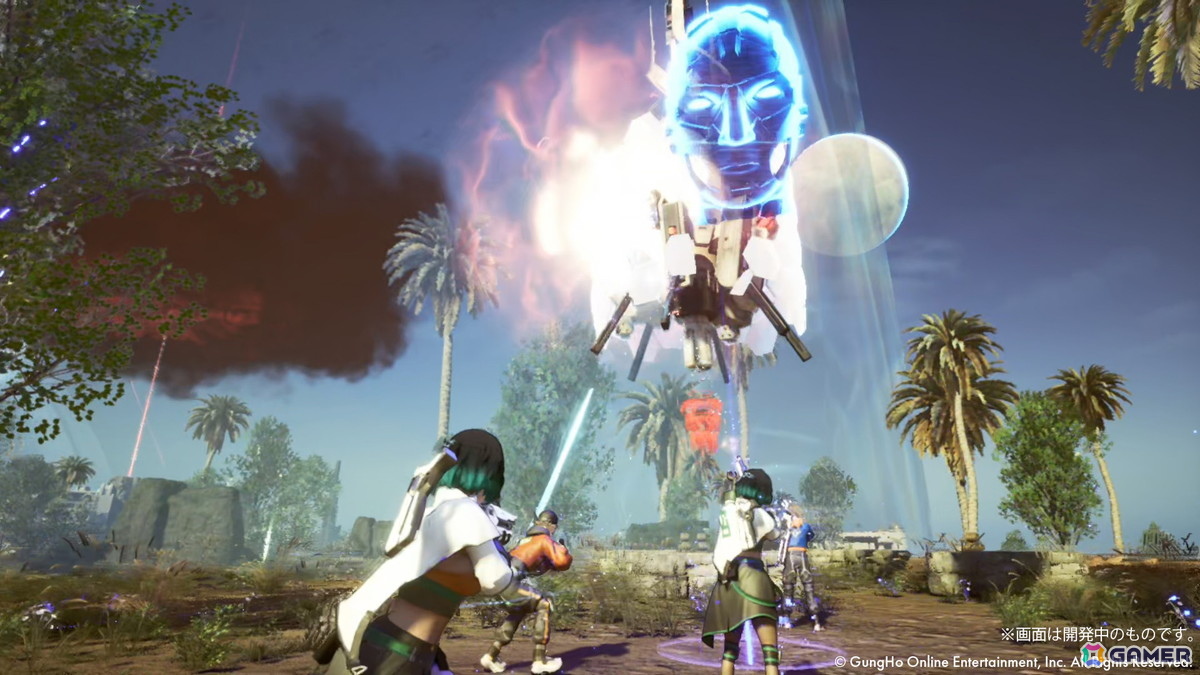 ガンホー完全新作の共闘弾幕シューター「B.L.U.E. NOVA」が2027年配信！出会いで覚醒する「リングシステム」によって超強化＆弾丸撃ち放題にの画像9