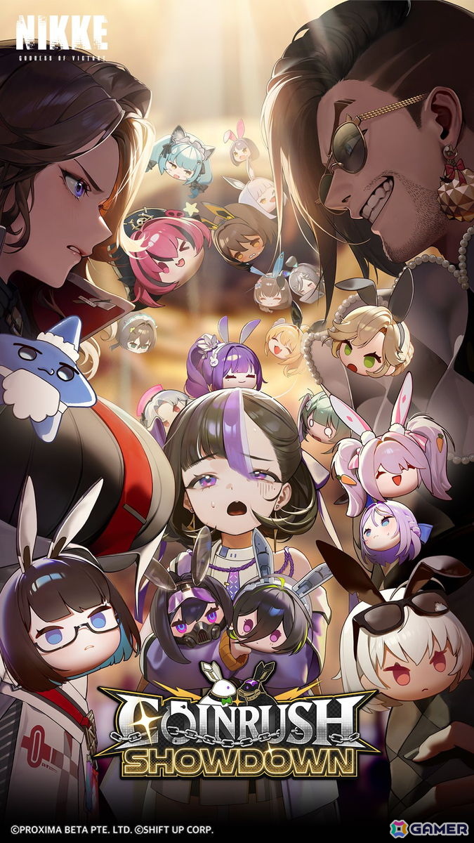 「勝利の女神：NIKKE」に新SSR「ギルティ：マイティバニー」と「シン：スウィフトバニー」が登場！最新バージョン「COIN RUSH SHOWDOWN」が9月17日に配信の画像