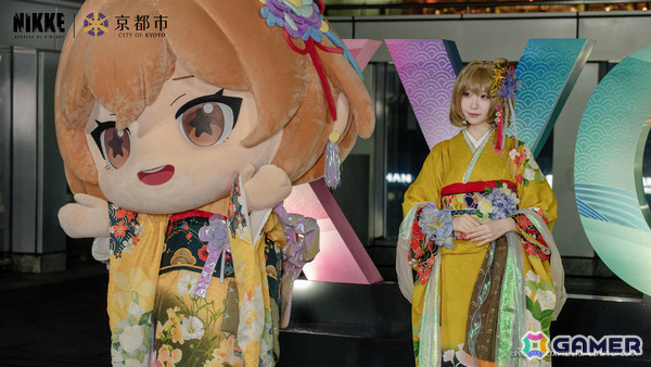 「『勝利の女神：NIKKE』in 京都 2026」ニデック京都タワーがアニス：スターカラーのイエローに！点灯式の事後レポートが公開の画像4