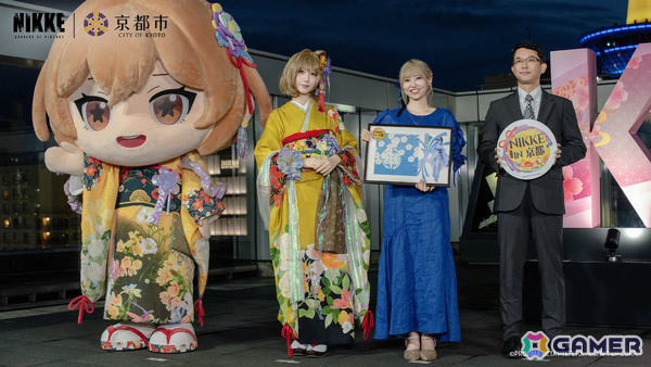 「『勝利の女神：NIKKE』in 京都 2026」ニデック京都タワーがアニス：スターカラーのイエローに！点灯式の事後レポートが公開の画像8