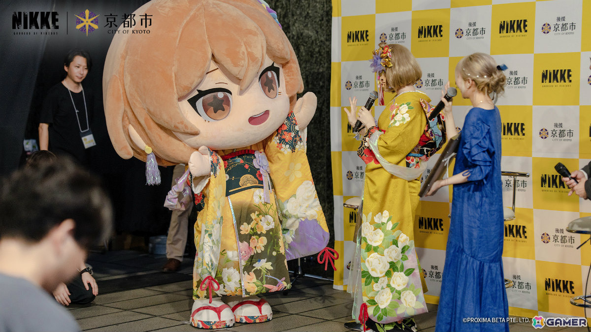 「『勝利の女神：NIKKE』in 京都 2026」ニデック京都タワーがアニス：スターカラーのイエローに！点灯式の事後レポートが公開の画像