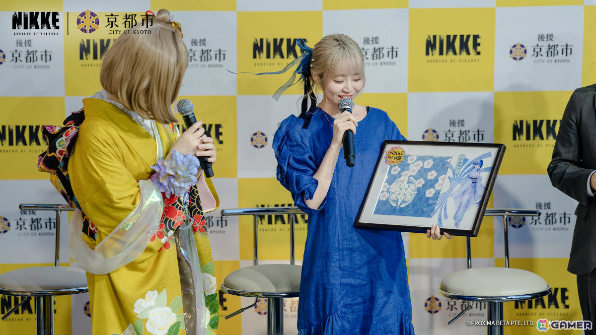 「『勝利の女神：NIKKE』in 京都 2026」ニデック京都タワーがアニス：スターカラーのイエローに！点灯式の事後レポートが公開の画像