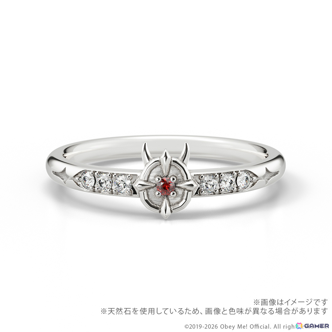 「Obey Me!」7周年を記念したリング（指輪）が登場！内側には選んだ彼からのシークレットメッセージを刻印、内容は届くまでのお楽しみの画像