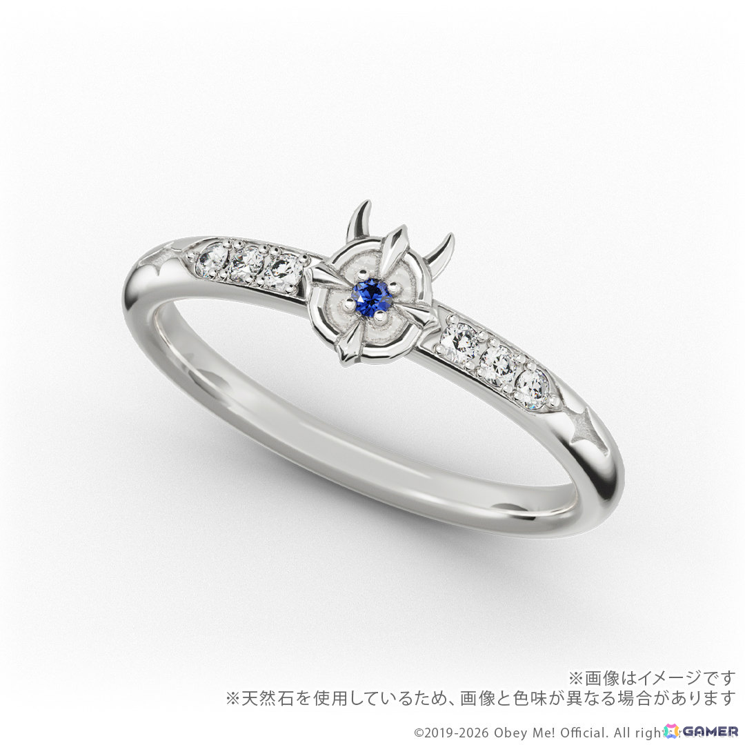 「Obey Me!」7周年を記念したリング（指輪）が登場！内側には選んだ彼からのシークレットメッセージを刻印、内容は届くまでのお楽しみの画像