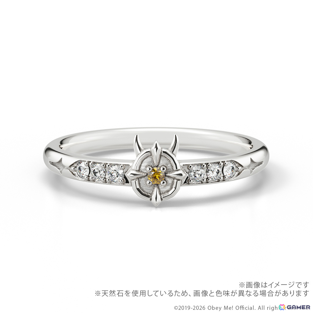 「Obey Me!」7周年を記念したリング（指輪）が登場！内側には選んだ彼からのシークレットメッセージを刻印、内容は届くまでのお楽しみの画像