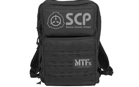 SCP財団の財団マークをデザインしたバックパック、ワッペンが登場！TGS2026のコスパブースで先行販売