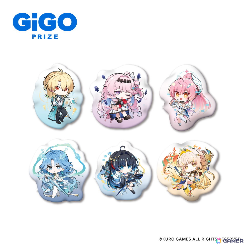 鳴潮×GiGO SDダイカットクッション(全6種)
