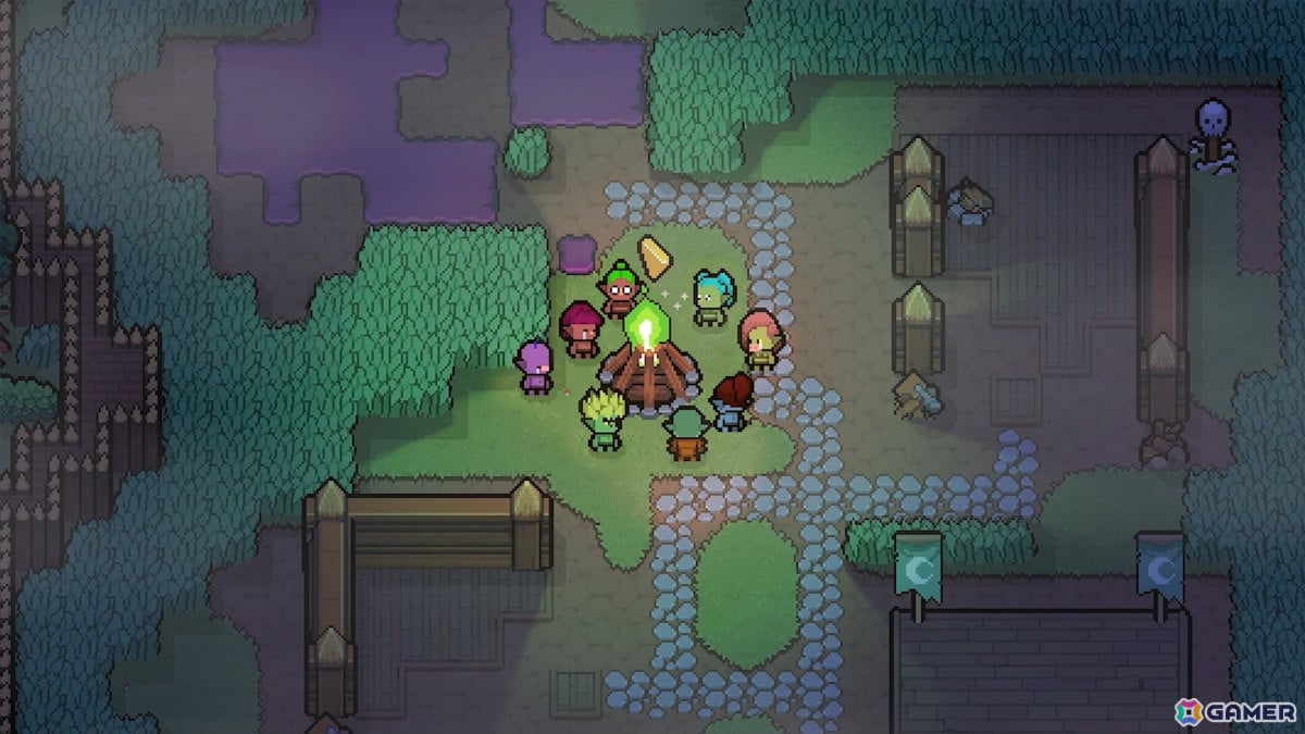 人間に侵略された島でゴブリンたちの村を再建していくサバイバルクラフトゲーム「ゴブリンアイランド」をポケットペアとFireshine Gamesが共同パブリッシングの画像