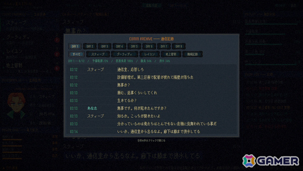 孤立した深海施設の通信室で4回線同時に流れるチャットをさばくホラーテキストADV「Hadal Line」Steamページが公開の画像4
