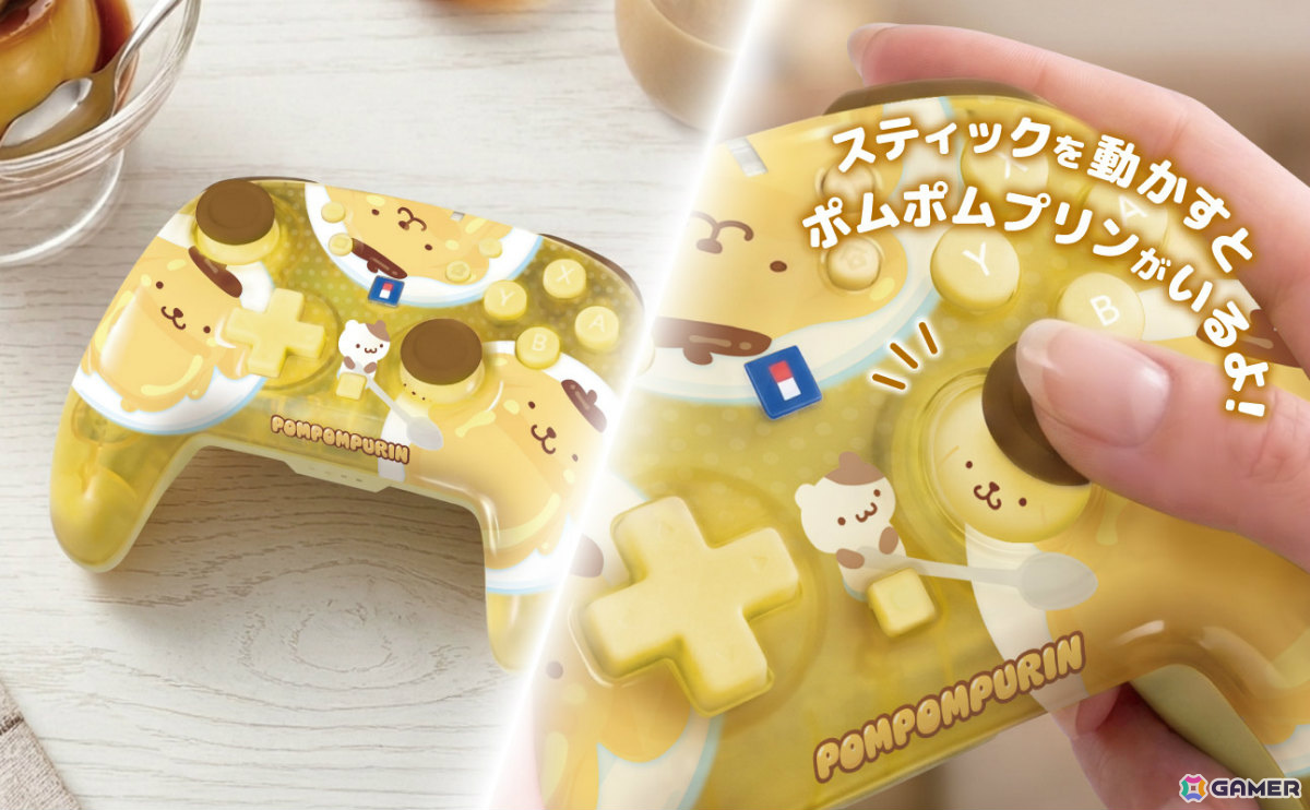 クロミやシナモロール、ポムポムプリンがデザインされたワイヤレスホリパッド TURBO for Nintendo Switch 2が10月に発売!の画像