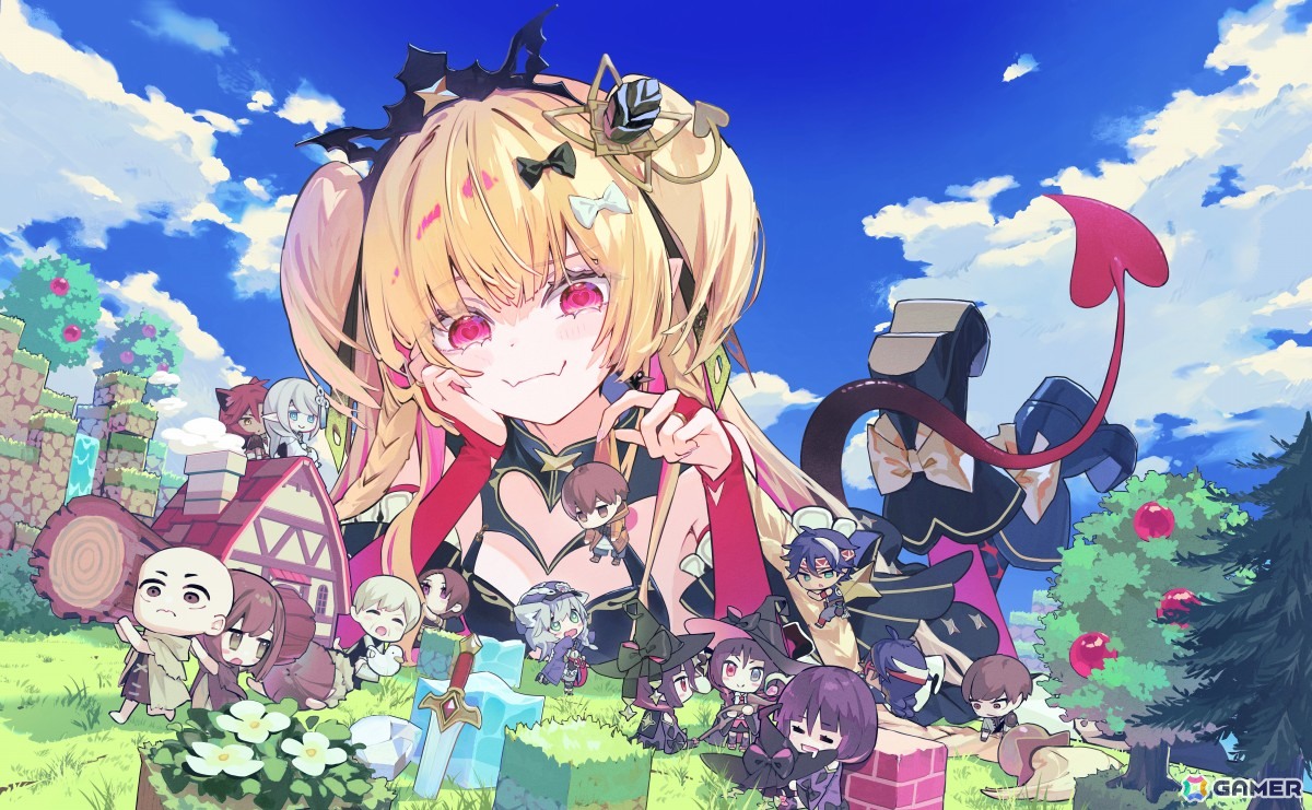 村づくり×アクションRPG「ワロタ、俺の家のとなり魔王城www」Steam早期アクセス版の配信日が11月13日に決定!の画像
