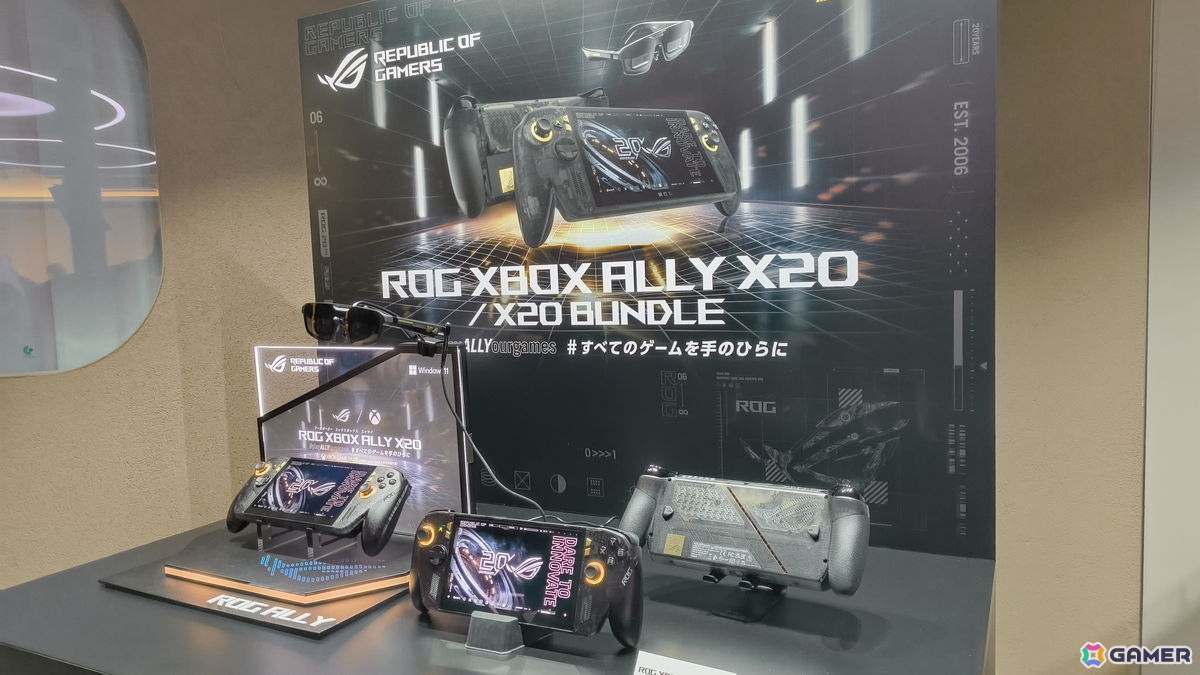 ROG20周年記念モデル「ROG XBOX Ally X20」はスケルトンデザインが魅力的！可変式D-Padや7.4型有機ELパネルなどに注目の画像