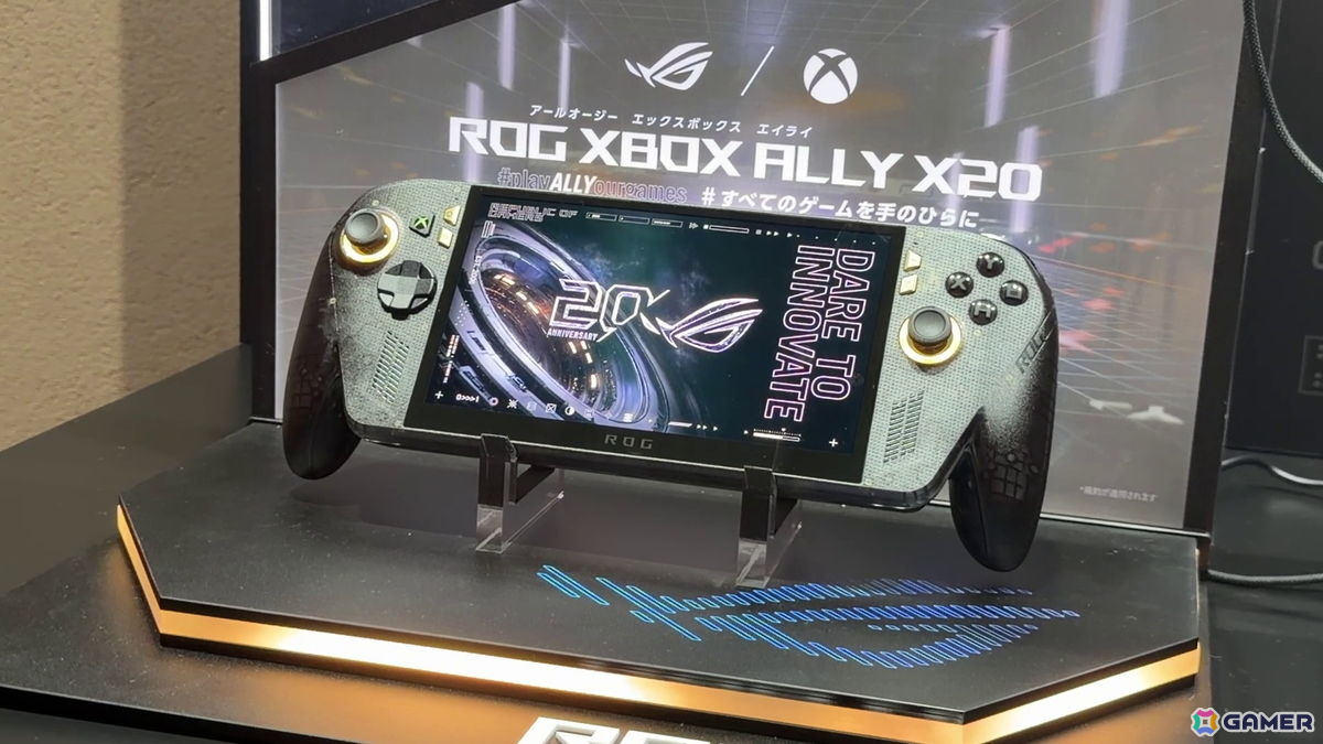 ROG20周年記念モデル「ROG XBOX Ally X20」はスケルトンデザインが魅力的！可変式D-Padや7.4型有機ELパネルなどに注目の画像