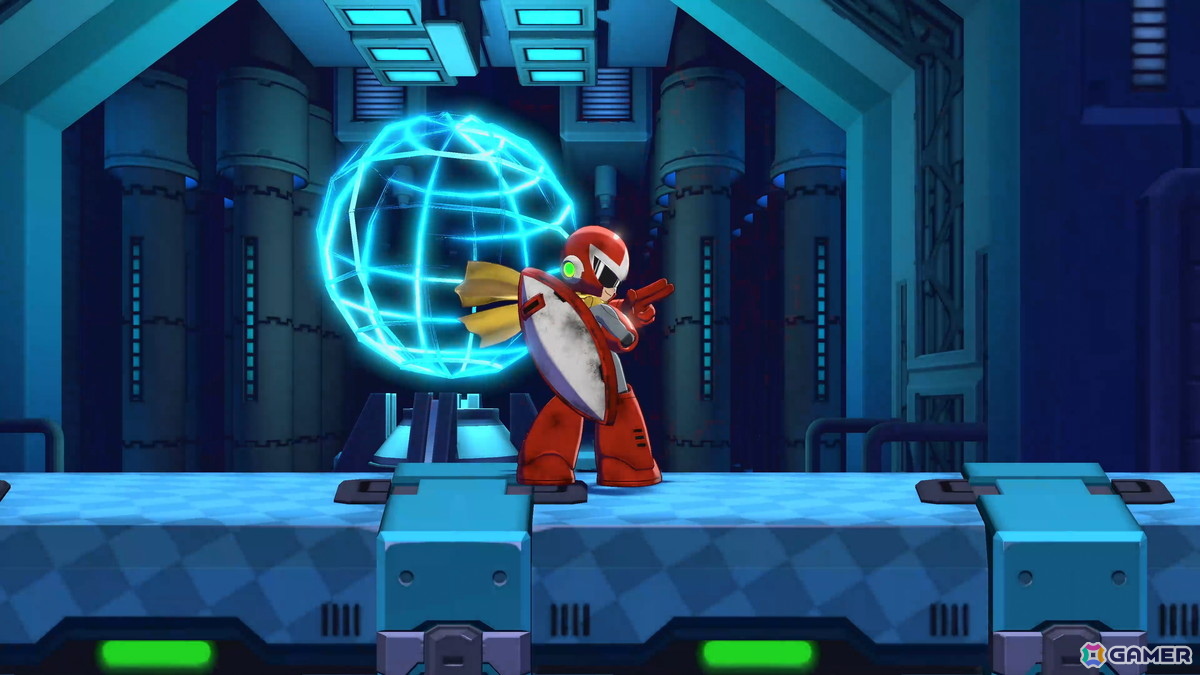 「ロックマン: デュアル オーバーライド」をブルースで先行プレイ！驚きの「オーバーライド」や多彩なシールドアクションでステージを駆け抜けたの画像