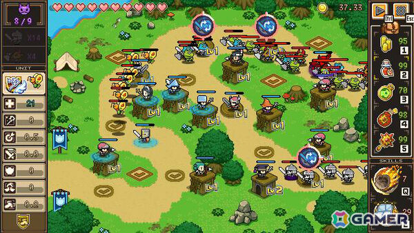 ドット絵タワーディフェンス「ピクセルヒーロースクランブル プラス」が12月1日に発売!体験版もSteamで配信予定の画像