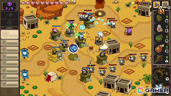 ドット絵タワーディフェンス「ピクセルヒーロースクランブル プラス」が12月1日に発売!体験版もSteamで配信予定の画像