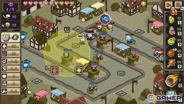 ドット絵タワーディフェンス「ピクセルヒーロースクランブル プラス」が12月1日に発売!体験版もSteamで配信予定の画像