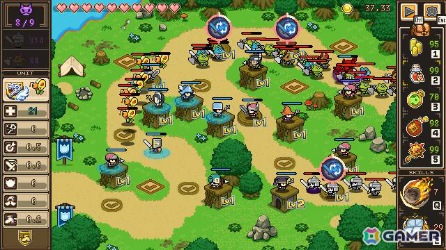 ドット絵タワーディフェンス「ピクセルヒーロースクランブル プラス」が12月1日に発売！体験版もSteamで配信予定の画像18