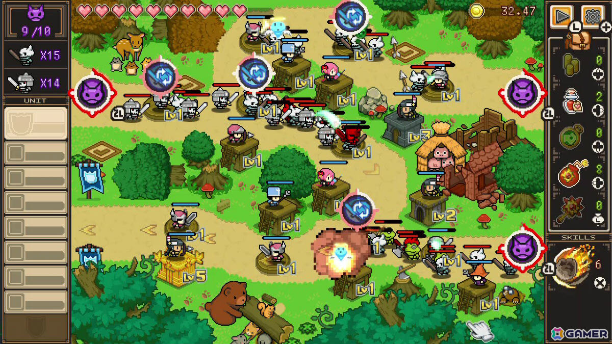 ドット絵タワーディフェンス「ピクセルヒーロースクランブル プラス」が12月1日に発売!体験版もSteamで配信予定の画像