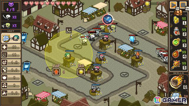 ドット絵タワーディフェンス「ピクセルヒーロースクランブル プラス」が12月1日に発売！体験版もSteamで配信予定の画像5