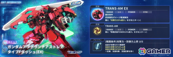 「SDガンダム ジージェネレーション エターナル」ストーリーイベント「機動戦士ガンダム00F」が開催！の画像5