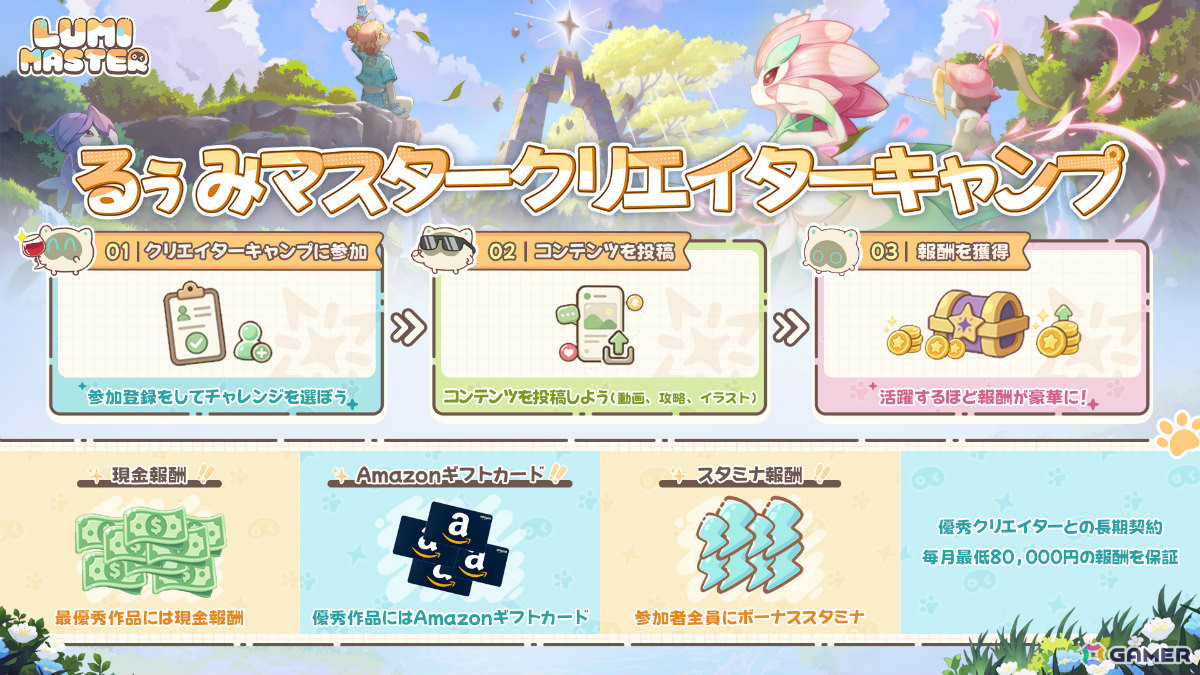 片手で気軽に遊べるモンスター捕獲×育成RPG「るぅみマスター」が正式リリース！容量も約200MBと軽量の画像