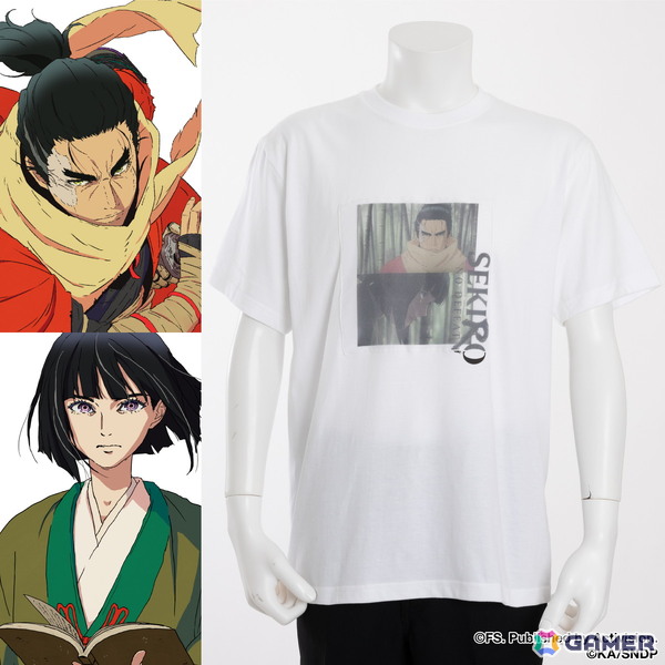 アニメ「SEKIRO: NO DEFEAT」コラボのTシャツ＆パーカーがSuperGroupiesより登場！狼や九郎、葦名弦一郎の印象的なシーンを活かしたデザインにの画像