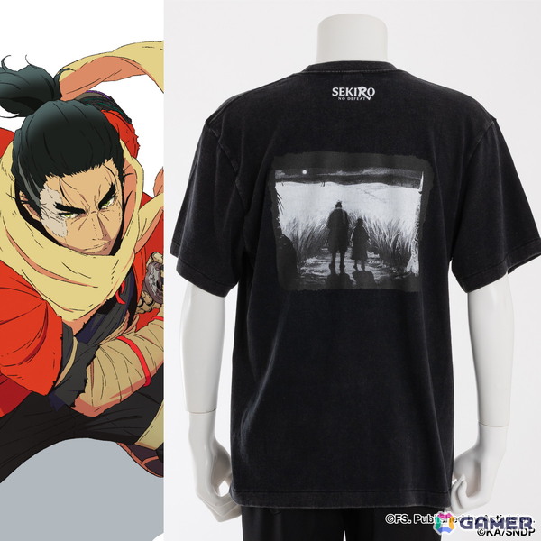 アニメ「SEKIRO: NO DEFEAT」コラボのTシャツ＆パーカーがSuperGroupiesより登場！狼や九郎、葦名弦一郎の印象的なシーンを活かしたデザインにの画像