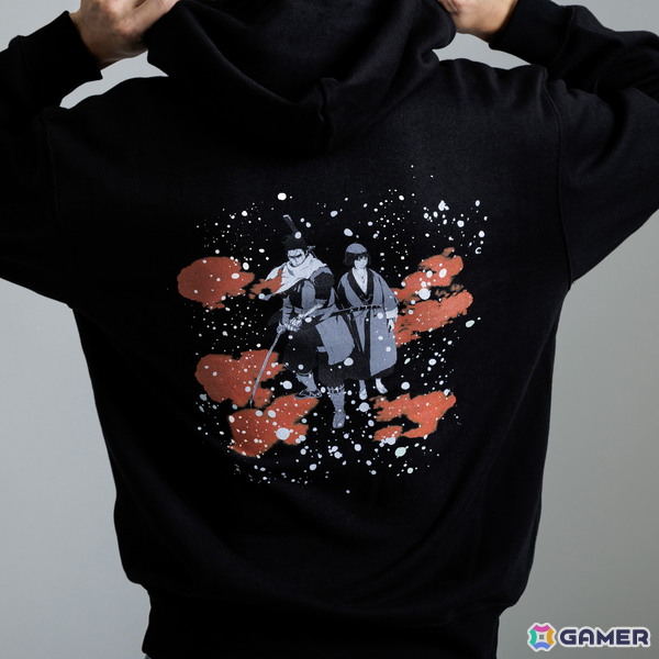 アニメ「SEKIRO: NO DEFEAT」コラボのTシャツ＆パーカーがSuperGroupiesより登場！狼や九郎、葦名弦一郎の印象的なシーンを活かしたデザインにの画像