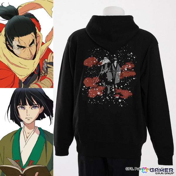 アニメ「SEKIRO: NO DEFEAT」コラボのTシャツ＆パーカーがSuperGroupiesより登場！狼や九郎、葦名弦一郎の印象的なシーンを活かしたデザインにの画像