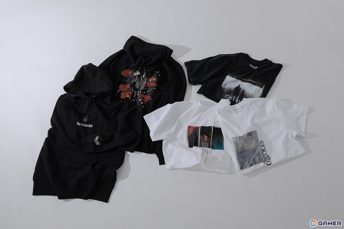 アニメ「SEKIRO: NO DEFEAT」コラボのTシャツ＆パーカーがSuperGroupiesより登場！狼や九郎、葦名弦一郎の印象的なシーンを活かしたデザインにの画像