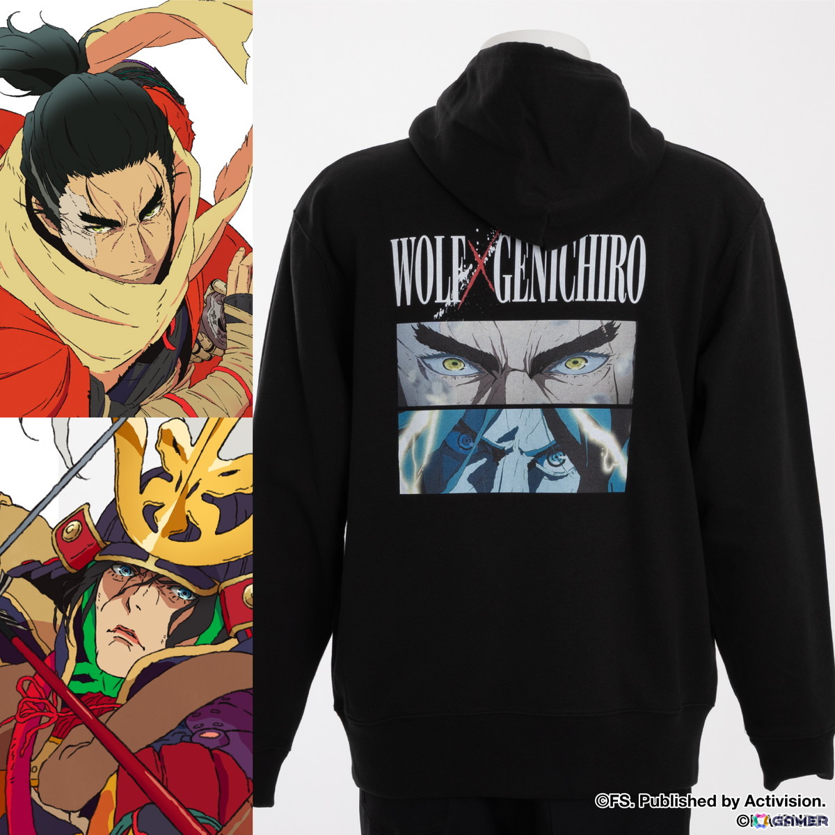 アニメ「SEKIRO: NO DEFEAT」コラボのTシャツ＆パーカーがSuperGroupiesより登場！狼や九郎、葦名弦一郎の印象的なシーンを活かしたデザインにの画像42