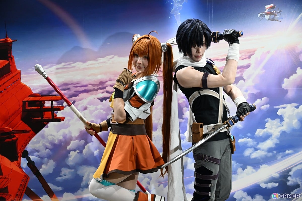 「空の軌跡 the 2nd」原寸大武器を持っての撮影が可能！エステルとヨシュアの公式コスプレイヤーの撮影タイムも【TGS2026】の画像