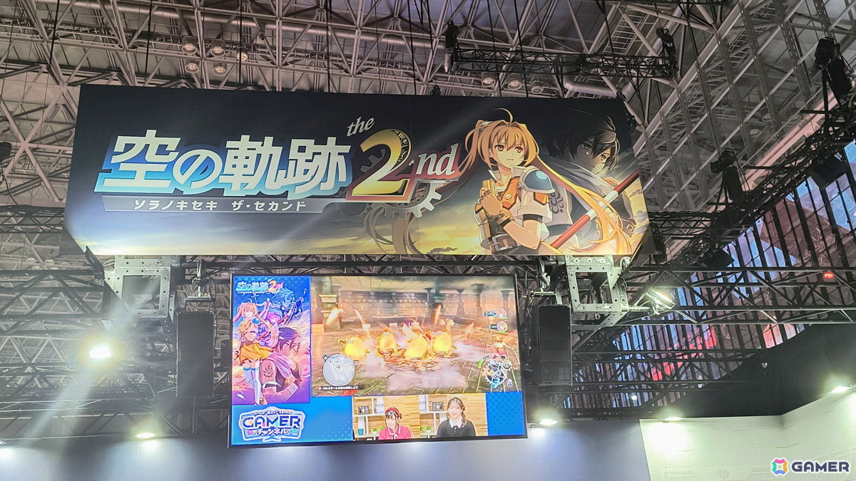 「空の軌跡 the 2nd」原寸大武器を持っての撮影が可能！エステルとヨシュアの公式コスプレイヤーの撮影タイムも【TGS2026】の画像