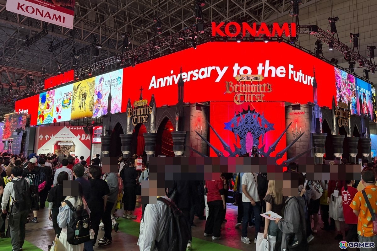 「↑↑↓↓←→←→BA」40周年の特別展示も！KONAMIブースの模様＆「Castlevania: Belmont's Curse」などを出展【TGS2026】の画像