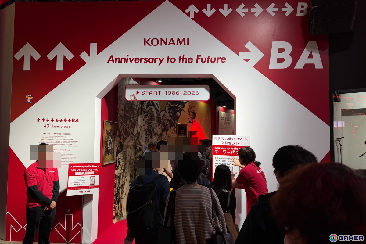 「↑↑↓↓←→←→BA」40周年の特別展示も！KONAMIブースの模様＆「Castlevania: Belmont's Curse」などを出展【TGS2026】の画像