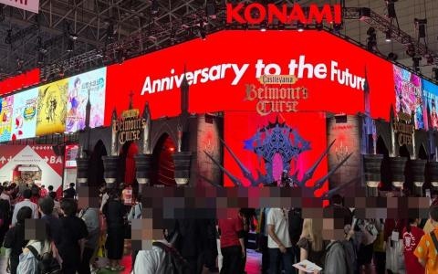 「↑↑↓↓←→←→BA」40周年の特別展示も！KONAMIブースの模様＆「Castlevania: Belmont's Curse」などを出展【TGS2026】