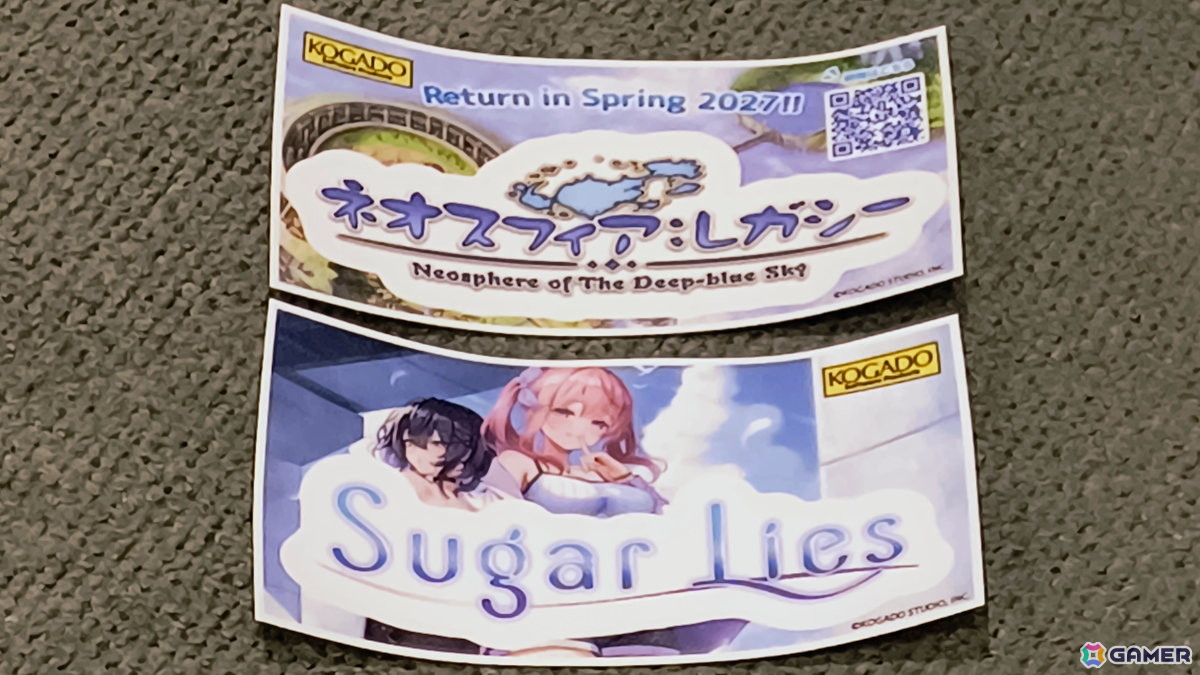 工画堂スタジオが「Sugar Lies」「ネオスフィア：レガシー」を試遊出展！プレイするとステッカーなどがもらえる【TGS2026】の画像