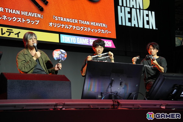 RGGスタジオ完全新作「STRANGER THAN HEAVEN」ステージレポート！東映とのコラボやモグライダー・芝大輔さんの出演など新情報が発表【TGS2026】の画像6