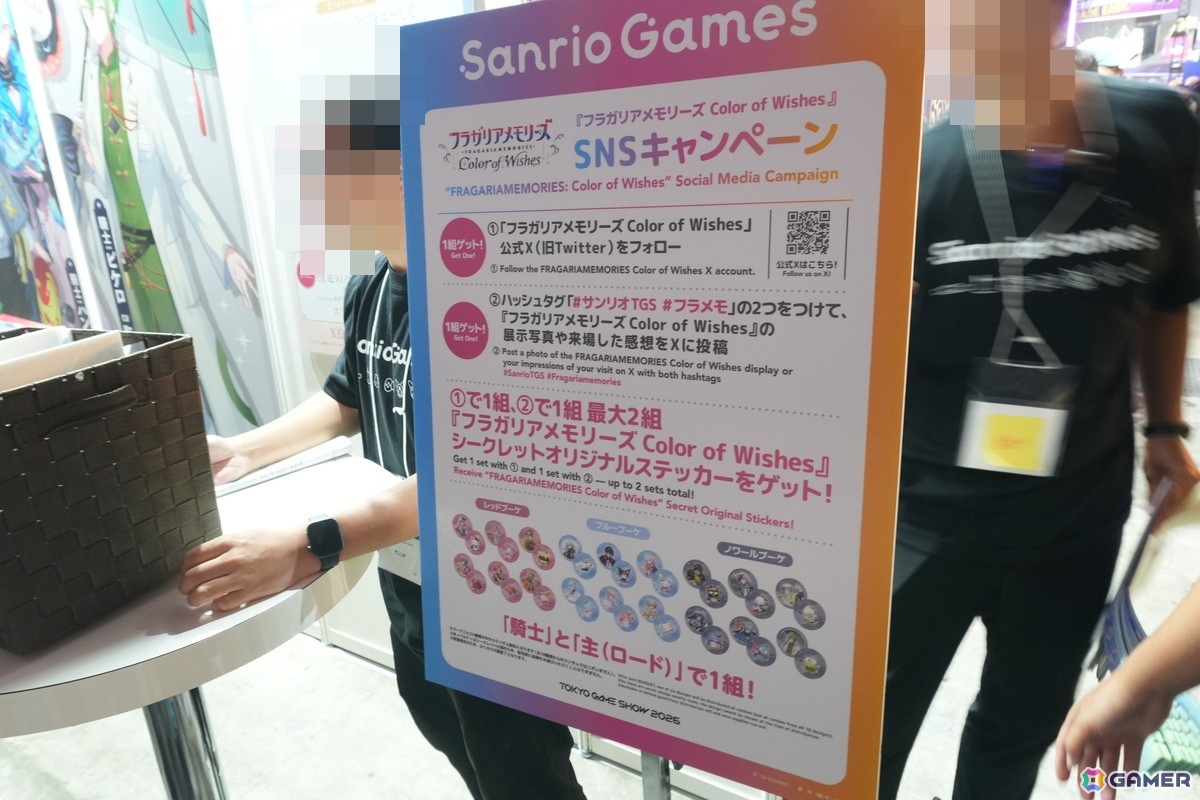 サンリオキャラクターが彩る「Sanrio Games」初のTGSブース！「フラガリアメモリーズ」のイラスト展示や限定ノベルティも【TGS2026】の画像