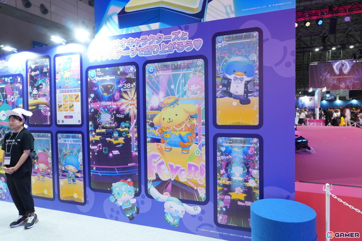 サンリオキャラクターが彩る「Sanrio Games」初のTGSブース！「フラガリアメモリーズ」のイラスト展示や限定ノベルティも【TGS2026】の画像