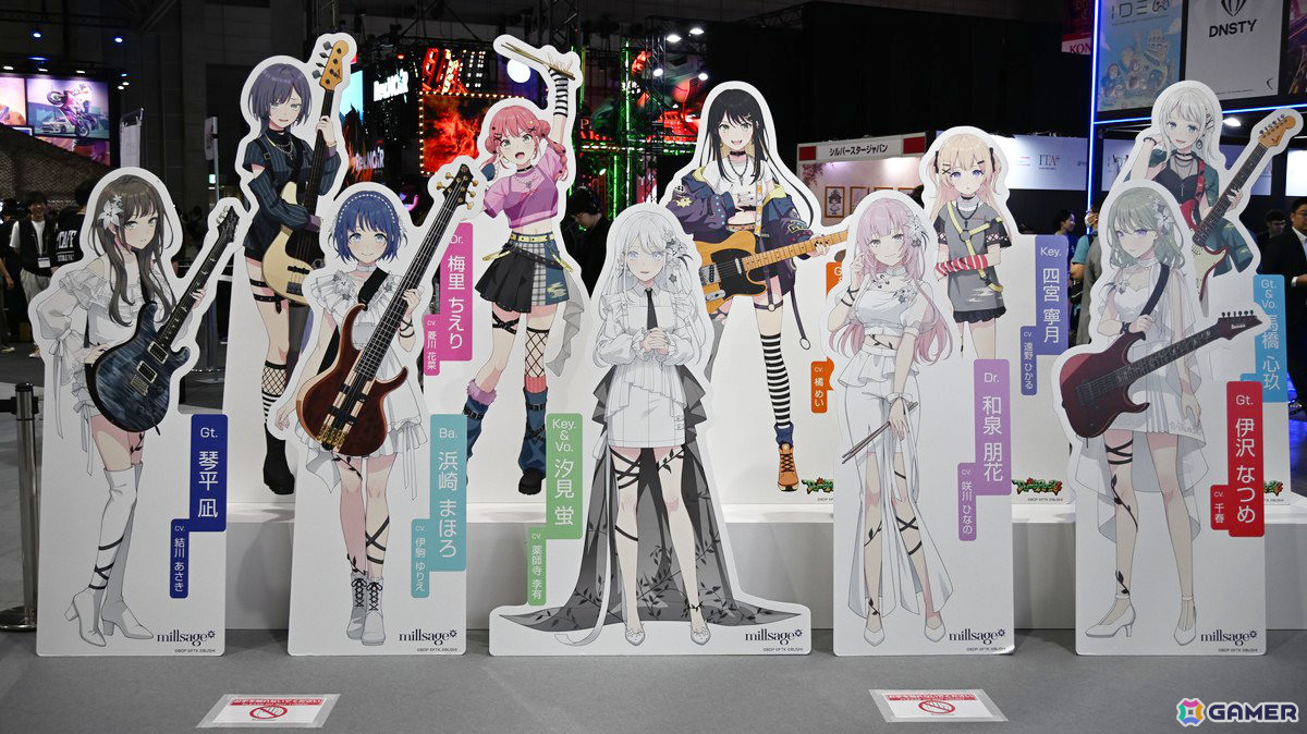「バンドリ!アワーノーツ」登場バンドのLive2D映像を大画面で楽しめる!ブシロードブースでは「ヴァイスシュヴァルツ オンライン」の試遊も【TGS2026】の画像
