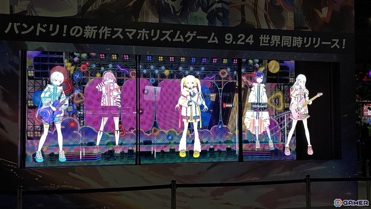「バンドリ!アワーノーツ」登場バンドのLive2D映像を大画面で楽しめる!ブシロードブースでは「ヴァイスシュヴァルツ オンライン」の試遊も【TGS2026】の画像
