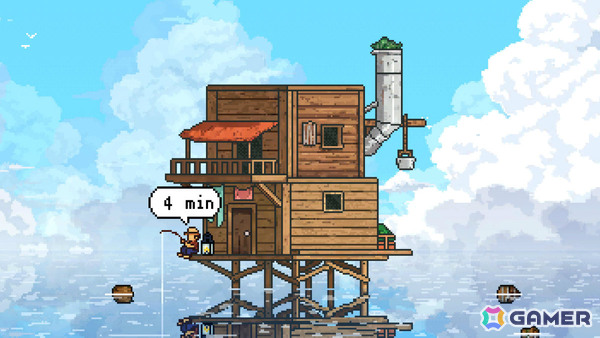 水面に浮かぶ小さな家を空へと伸ばしていく放置建築ゲーム「CELESTAY」リリース日が10月9日に決定!の画像