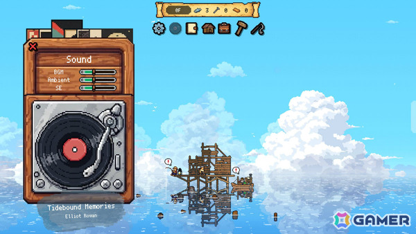 水面に浮かぶ小さな家を空へと伸ばしていく放置建築ゲーム「CELESTAY」リリース日が10月9日に決定!の画像