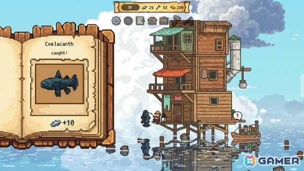水面に浮かぶ小さな家を空へと伸ばしていく放置建築ゲーム「CELESTAY」リリース日が10月9日に決定！の画像6
