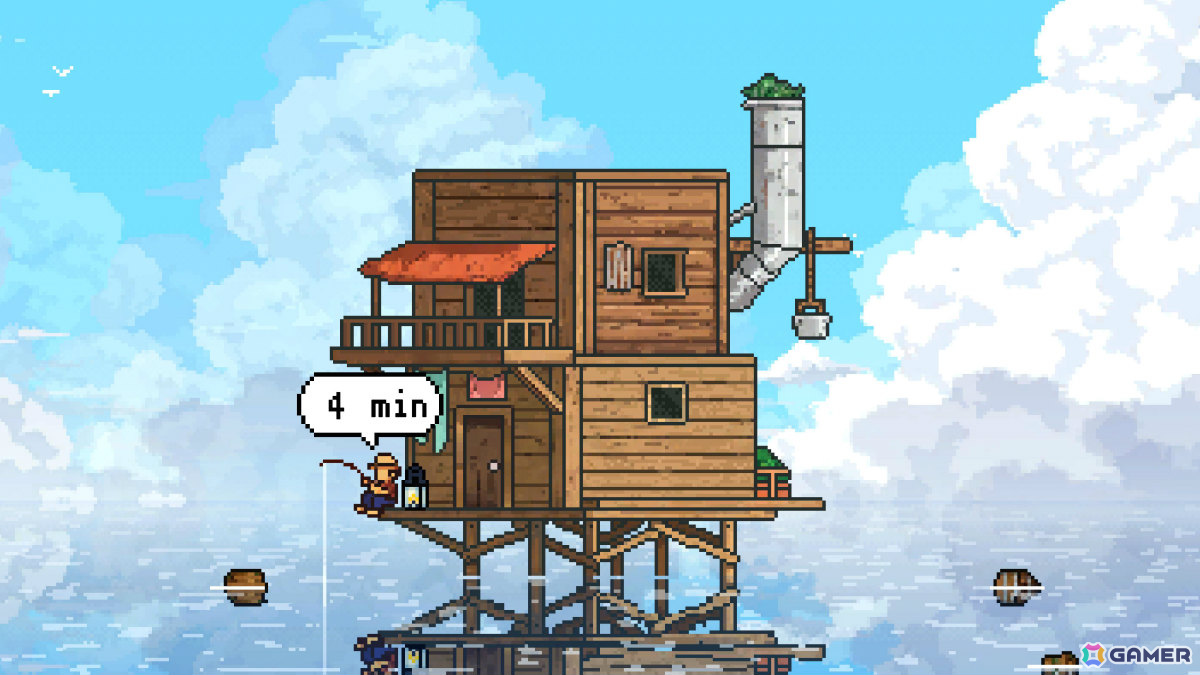 水面に浮かぶ小さな家を空へと伸ばしていく放置建築ゲーム「CELESTAY」リリース日が10月9日に決定！の画像2